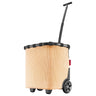reisenthel carrycruiser - Einkaufstrolley 47.5 cm (frame raffia black)