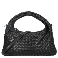 Les Visionnaires Sadie Weave Glossy - Henkeltasche (black)