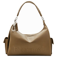Desigual Half Logo 24 Kaki Brasilia - Schultertasche 40.5 cm (green)