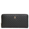 Tommy Hilfiger Icon Large Zip Mono - Geldbörse 12cc 19 cm (black)