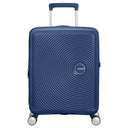 American Tourister Soundbox - 4-Rollen-Kabinentrolley 55 cm erw. (blau)