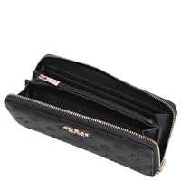 Guess Ella Logo SLG Large Zip - Geldbörse 12cc 20 cm (black logo) - Ansicht 2