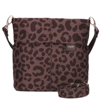 zwei Mademoiselle M8 - Schultertasche 25 cm (leo-brown)