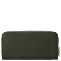 Seidenfelt Smilla - Damen- Geldbörse 19 cm (olive) - Ansicht 4