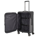 Travelite Viia - 4-Rollen-Trolley Set 4tlg. S/M erw./L erw. + Reisetasche (Schiefer) - Ansicht 7