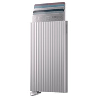 Secrid Cardprotector Fluted - Kreditkartenetui 6cc 10.2 cm RFID (silver+) - Ansicht 2