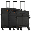 Travelite Briize - 4-Rollen Trolley Set 3tlg. S/M erw./L erw. (schwarz)