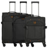 Travelite Briize - 4-Rollen Trolley Set 3tlg. S/M erw./L erw. (schwarz)