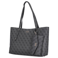Guess Brenton Top Zip Tote - Sac shopping (coal logo)
