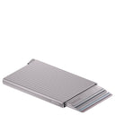 Secrid Cardprotector Fluted - Kreditkartenetui 6cc 10.2 cm RFID (silver+) - Ansicht 5