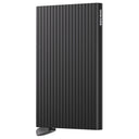 Secrid Cardprotector Fluted - Kreditkartenetui 6cc 10.2 cm RFID (black+)
