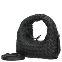 Les Visionnaires Greta Micro Weave Silky - Henkeltasche 20 cm (black) - Ansicht 2