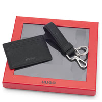 HUGO Men GBHM Geschenkset - Kartenetui und Schlüsselanhänger (black) - Ansicht 3