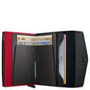 Secrid Envelope Matte - Geldbörse 8cc 10.2 cm RFID (black-red)