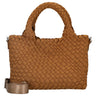 Les Visionnaires Elia Petite Neoweave - Henkeltasche 30 cm (cognac)