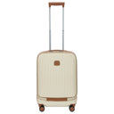 Brics Taormina - 4-Rollen-Kabinentrolley mit Vortasche 55 cm erw. USB (creme)