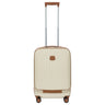 Brics Taormina - 4-Rollen-Kabinentrolley mit Vortasche 55 cm erw. USB (creme)