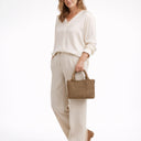 Les Visionnaires Elia Petite Neoweave - Henkeltasche 30 cm (sand) - Ansicht 8
