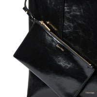 Calvin Klein Foil Logo Glossy Tote - Shopper 49 cm (black) - Ansicht 4