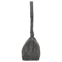 Les Visionnaires Marie Baguette Weave Cozy - Schultertasche 38,5 cm (asphalte) - Ansicht 3