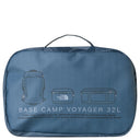 The North Face Base Camp Voyager Duffel - Reisetasche/Rucksack S 57.6 cm (granite grey/frost grey, S) - Ansicht 5