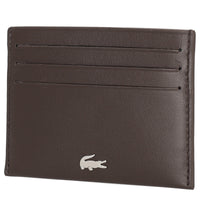 Lacoste FG - Credit Card Holder Leather 6 cc 11 cm (coffee bean)