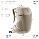 Deuter Futura 21 SL - Women's Wanderrucksack 50 cm (greystone-alu) - Ansicht 12