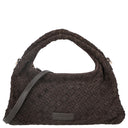 Les Visionnaires Sadie Weave Cozy - Umhängetasche 39 cm (dark brown)