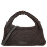 Les Visionnaires Sadie Weave Cozy - Umhängetasche 39 cm (dark brown)