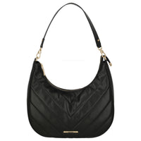Travelite BARBARA Cozy Hobo Bag - Schultertasche 35 cm (schwarz)