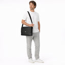 Lacoste Messenger Bag - Umhängetasche 34 cm (noir) - Ansicht 7