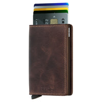 Secrid Vintage Slimwallet - Geldbörse RFID 6.8 cm (chocolate) - Ansicht 2