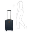 Brics Taormina - 4-Rollen-Kabinentrolley mit Vortasche 55 cm erw. USB (blau) - Ansicht 10