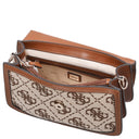 Guess Audrey Logo XBody Flap - Umhängetasche 24.5 cm (latte logo) - Ansicht 6