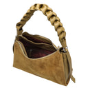 Coccinelle Boheme Suede Bimaterial - Schultertasche 30 cm (seagras/seagras) - Ansicht 6