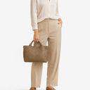 Les Visionnaires Elia Midi Neoweave - Henkeltasche 46 cm (sand) - Ansicht 7