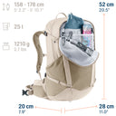 Deuter Futura 25 SL - Women's Wanderrucksack 52 cm (greystone-alu) - Ansicht 10