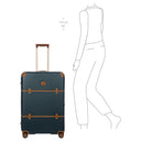 Brics Bellagio - 4-Rollen-Trolley 76 cm erw. recycelt (blue/tan) - Ansicht 10