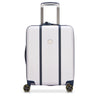 Delsey Paris Cadence - 4-Rollen-Kabinentrolley Slim 55 cm erw. (elfenbein/blau)