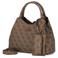 Guess Lorella Logo SM Tote - Tote 26 cm (latte logo)