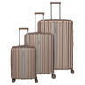 Travelite Paros - 4-Rollen-Trolley Set 3tlg. (cappuccino)