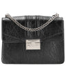 Seidenfelt Roros - Schultertasche 21 cm (glossy black)