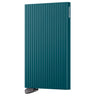 Secrid Cardprotector Fluted - Kreditkartenetui 6cc 10.2 cm RFID (teal+)