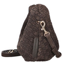 Les Visionnaires Greta Micro Weave Cozy - Umhängetasche 20 cm (dark brown) - Ansicht 3
