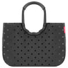 reisenthel shopping loopshopper L - Einkaufstasche mit Bügel 46 cm (frame glossy dots black)