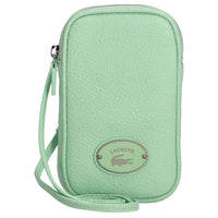Lacoste Origin Croc - Handytasche mit Kontrast-Krokodil 17 cm (asch)