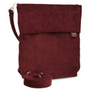 zwei Mademoiselle M12 - Schultertasche 32 cm (cord-bordeaux) - Ansicht 2