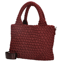 Les Visionnaires Elia Petite Neoweave - Henkeltasche 30 cm (bordeaux) - Ansicht 2