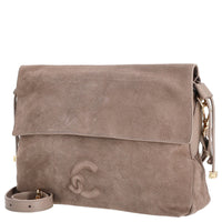 Coccinelle Lidia Suede Bim - Sac bandoulière 31 cm (warm taupe)