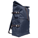 Sandqvist Icon Rolltop - Rucksack L 16" 65 cm erw. (navy with black leather) - Ansicht 2